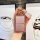 Elegant pink smart key cover for huawei aito m5 s7 r7 ultra, featuring a luxurious luxeed design with sparkling edges and a s...
