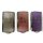 Three stylish dongfeng renault key covers for koleos, kadjar, and espace in silver, rose gold, and purple finishes.