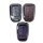 Three honda fit jazz key covers with tpu diamond-texture sleeves in silver, pink, and purple, showcasing sleek and protective...