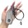 Elegant bmw key cover for the new 5 series, featuring a diamond-edge design and leather strap with stylish charms.