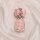 Elegant pink cadillac key cover for xt5, xt4, xts, xt6, ct5, ct4, and srx, featuring a glittery design and a charming bow.