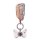 Elegant volkswagen key cover featuring a sparkling design and butterfly charm, perfect for lingdu l, touareg x, id.3, and gol...