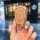 Elegant rose gold cadillac key cover for xt5, xt4, xt6, xts, ct4, ct5, and ct6, featuring a sleek design with sparkling accen...