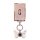Elegant aito m7 key cover for women, featuring a slim card-style design with a sparkling rose gold finish and a charming butt...