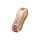 Elegant rose gold porsche key cover for panamera, cayenne, macan & 911, featuring a sleek design with sparkling accents and p...