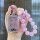 Elegant chery arrizo 5 plus key cover with sparkling pink beads and a butterfly charm, perfect for stylish car owners.