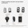Explore various bmw car key designs, including a/b universal, c/d universal, g model, h model, and card payment options, for ...