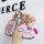 Elegant pink hyundai key cover with a decorative rocking horse charm, perfect for elantra, sonata, tucson, and more.