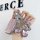 Elegant jaguar xfl/xel/e-pace key cover with premium leather and sparkling pink crystal keychain, perfect for stylish car own...