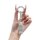 A hand holds a sparkling crystal bowknot bear charm keychain, featuring a rhinestone-encrusted bear pendant and matching key ...