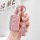 Elegant pink jaguar land rover key cover with a sparkling teddy bear charm, designed for women. the luxurious case features a...