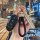 Elegant ideal one & l9 key cover featuring a sleek black leather design with gold accents and a stylish braided rope, perfect...