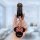 A hand holds a sleek porsche key cover with a minnie mouse charm, featuring a black and gold design for models like panamera,...