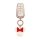 Elegant red flag h5 key cover featuring a minnie mouse charm with a red bow, designed for 2023 models including hs5, h9, eqm5...