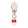 Elegant nio es6 key cover featuring a minnie mouse design with a red bow and minnie charm, perfect for 2020–2024 models.