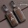 Elegant mitsubishi key cover for outlander, asx, pajero, and lancer, featuring a sleek leather design with secure metal clasp...