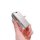 A hand holds a sleek, silver land rover discovery sport key cover adorned with sparkling rhinestones along the edges, featuri...