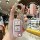 A hand holds a tiejiangjun kd vvdi foldable key cover, featuring a pink monogram pattern and a decorative keychain with a 188...