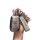 A hand holds a sleek toyota key cover with a leather strap, designed for models like camry, rav4, and corolla, showcasing a m...