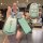 Elegant cadillac key cover for ct6, xt4, xt5, xt6, ats-l, and xts models, featuring a gradient green design and sparkling emb...
