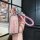 Elegant pink chery arrizo 8 key cover with a braided strap, offering premium protection for tiggo 7/8/9 & full models.