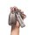 A hand holds a sleek chevrolet key cover with a metallic finish and logo, paired with a matching leather keychain featuring t...