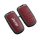 Elegant red jeep key cover for compass, cherokee, grand cherokee, and renegade, featuring a sleek design with embossed button...