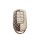Elegant honda key cover featuring a luxurious monogram design, gold accents, and three functional buttons for secure vehicle ...