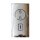 Close-up of the new day electric scooter key cover, featuring a sleek white design with lock and unlock icons for secure acce...