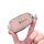 A hand holds a pink, glittery toyota key cover designed for camry, corolla, rav4, and highlander models, featuring a sleek si...
