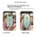 2022 nissan sylphy key cover: front and rear views showcasing premium leaf green protection with 4-button design, dust and sc...