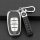 Red flag h5 key cover featuring premium leather with a braided strap and sleek silver accents, designed for h7/h9/ehs3/eqm5 m...