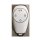 White leapmotor t03 onyx edition key cover featuring lock, unlock, and car icon buttons on a sleek design.