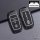 Kia key cover for k3, k4, k5, sportage, sorento featuring a carbon fiber and silicone design, shown before and after applicat...