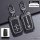 Carbon fiber and silicone lexus key cover for ux260h, es200, rx, nx models, featuring stylish buttons and a sleek design.
