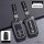 Lexus ux260h, es200, rx, nx key covers with carbon fiber and silicone design, featuring a sleek black finish and rope option ...