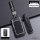 Carbon fiber and silicone mazda 3 key cover for axela, cx-30, cx-5, cx-8, and atenza, featuring a sleek design and protective...