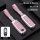 Pink mazda key cover with wrist strap, designed for cx-3, cx-5, cx-9, axela, atenza, and flair models, shown in silver-cherry...