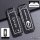 Carbon fiber and silicone gac ga6 gs4 key cover (2014–2019 models) with trumpchi logo, designed for single-shell protection.