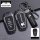 Peugeot key cover in style a featuring leather rope, carbon fiber, and silicone design, compatible with 308, 408, 3008, and 5...