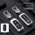 Buick regal key cover: sleek silver and deep space black metal buckle style, offering premium full-body protection for your k...