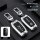 Silver deep space black key cover for 2024 toyota crown kluger, featuring a sleek metal buckle design and durable protection ...