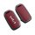 Elegant red kia key cover for k3, k5, sportage, seltos, and ev6, featuring a sleek design with a prominent white logo.