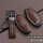 Elegant nissan 14th-gen sylphy key cover featuring premium leather and metal accents, offering full protection with a sleek d...