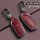 Elegant red leather key cover for roewe rx5 plus, featuring a sleek design and secure fit, perfect for men and women.