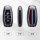 Premium sonota viii key cover for 2012 hyundai sonata & ix35, shown from front, side, and back with sleek design and color ac...