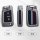 Volkswagen key cover for tiguan l pro, id.3, golf 8 & more: front, side, and back views showcasing sleek design with blue and...