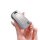 A hand holds a sleek, silver buick key cover for excelle, verano, regal, and gl8 models, featuring a diamond-encrusted edge a...
