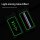 Mitsubishi key cover for outlander, asx, lancer & pajero featuring a light-storing glow effect with fluorescent buttons and r...
