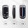 Jeep key cover for cherokee, grand cherokee & renegade: sleek design with lock/unlock buttons and red/blue stripes on the bac...